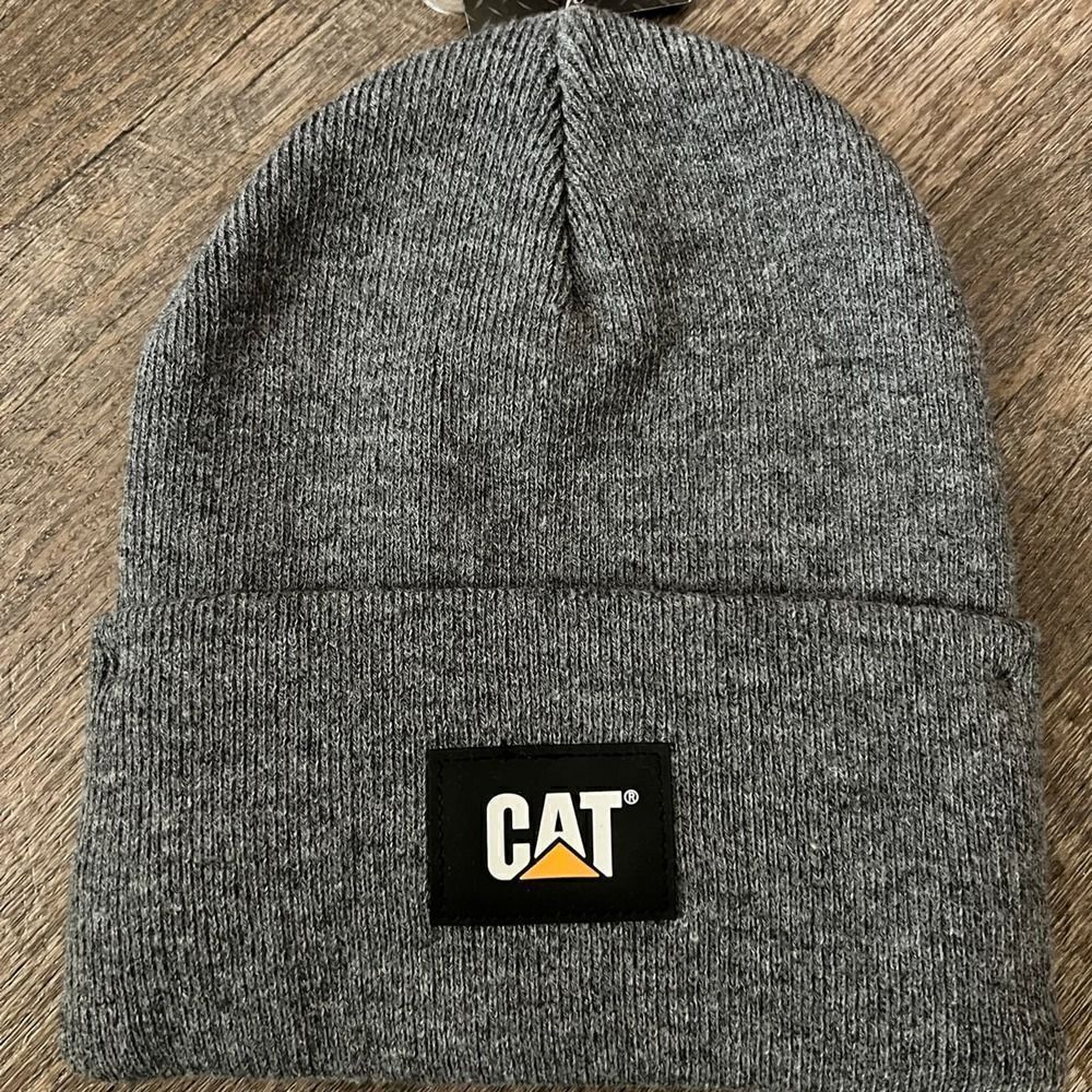 Caterpillar‎ CAT Label Cuff Beanie- Grey